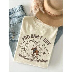 Women's Western Graphic Tee, Western Cowgirl Desert Country Music Festival Style